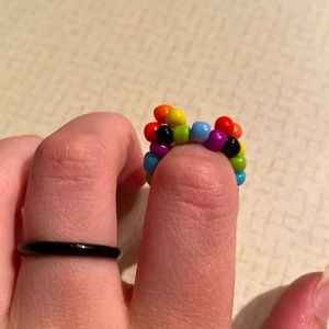 Rainbow Frog Ring